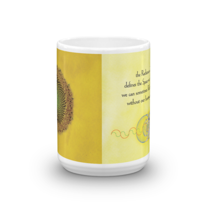 Radiance of the Heart/Sunflower Mug - Image 3